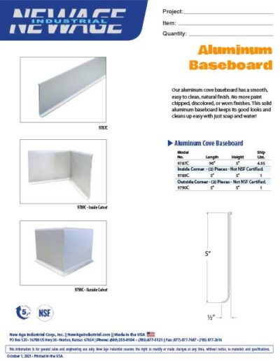 Aluminum Baseboard
