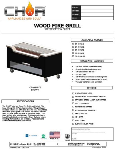 Wood Fire Grill
